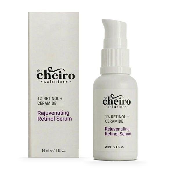 The Cheiro Gençleştirici Hücre Yenileyen Retinol Serum kutu ve şişe önden görünüm