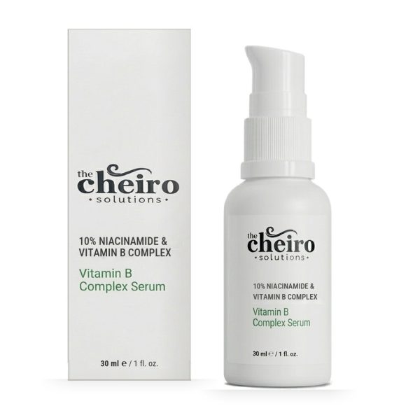 The Cheiro Vitamin B Complex Serumu kutu ve şişe önden görünüm